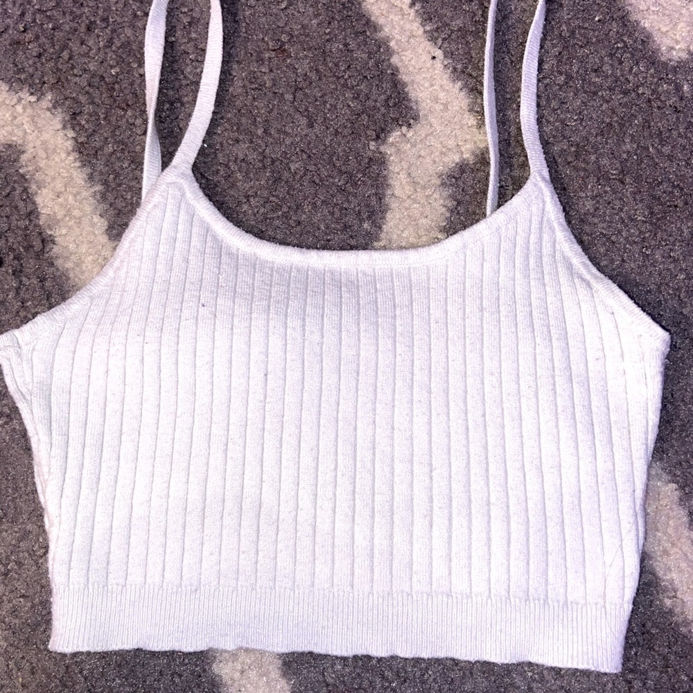 juniors cropped tank top